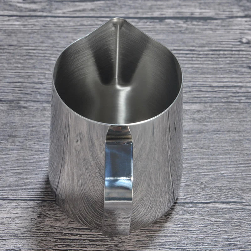 Jarra de Leite Profissional em Aço Inox | 100ml, 350ml ou 600ml – Perfeita para Latte Art e Espuma Cremosa
