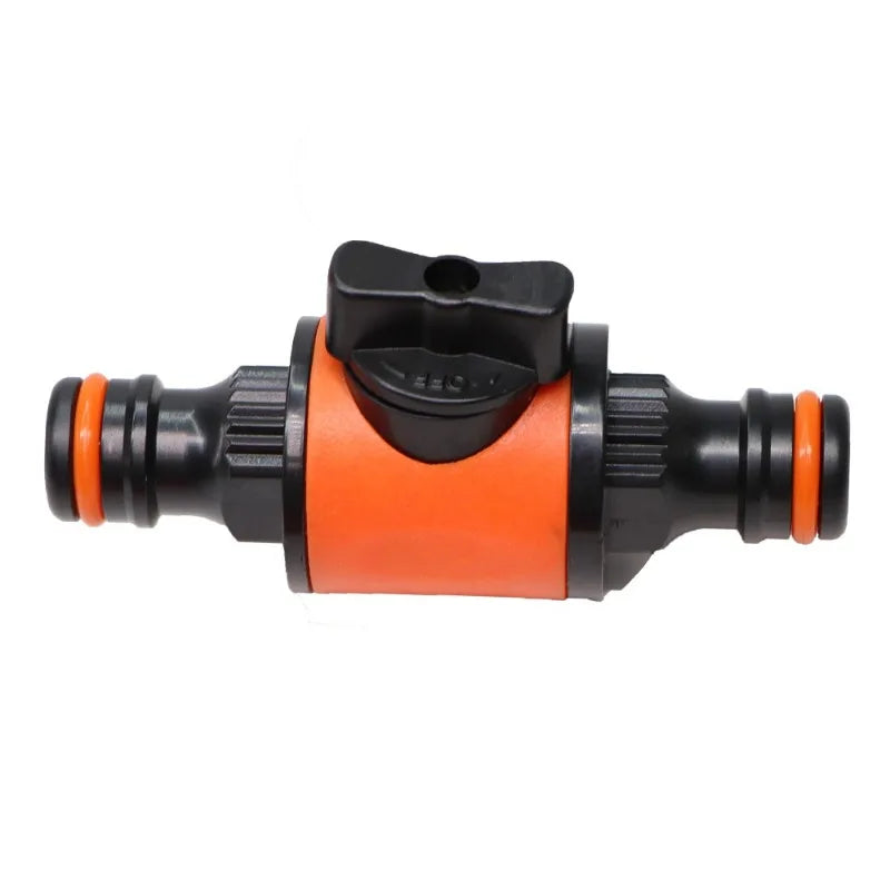 Válvula de Fechamento Rápido 16mm para Mangueira – Conector Resistente para Jardim, Irrigação e Lavagem