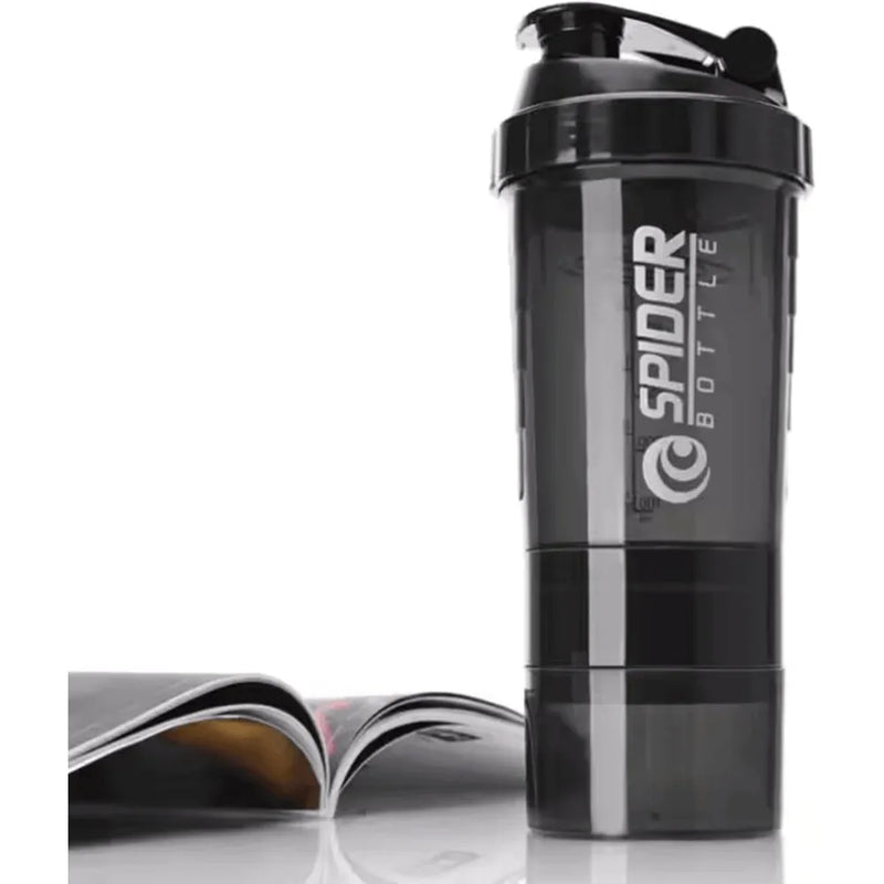 Garrafa De Proteína De 3 Camadas Shaker Powder Shake Cup