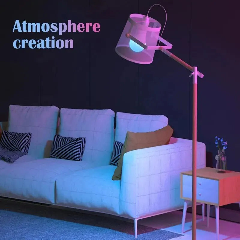 Lâmpada RGB Inteligente com Controle Remoto – 16 Cores | Base E27