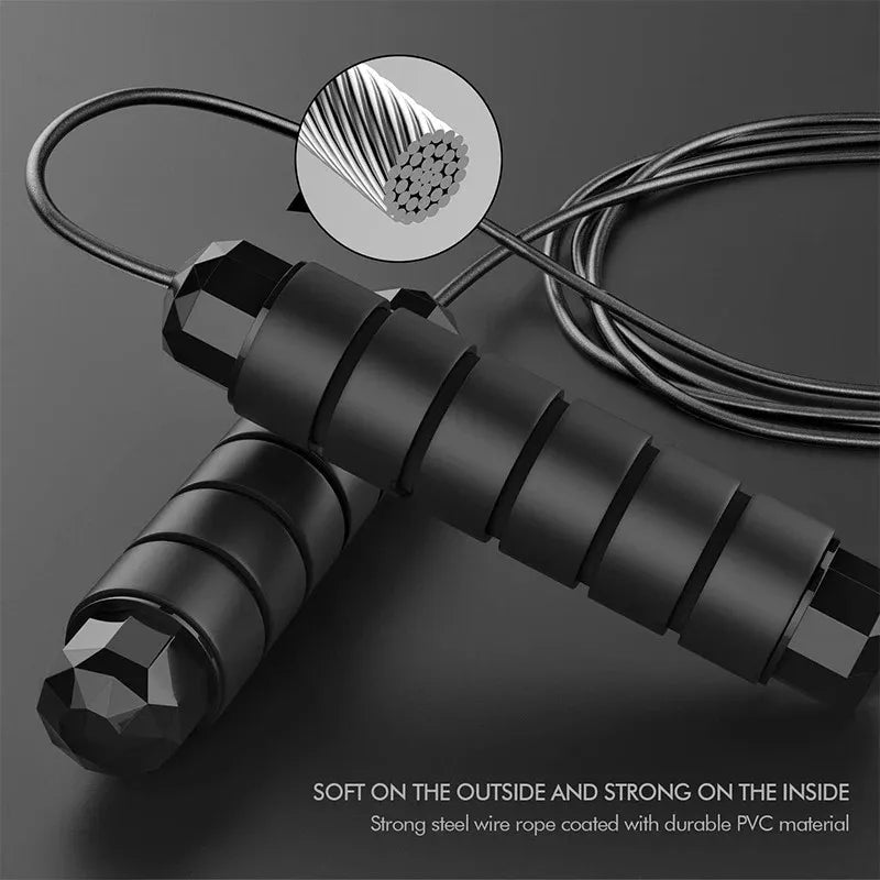 JumpMaster X™ – Corda de Pular Profissional com Rolamento de Alta Velocidade