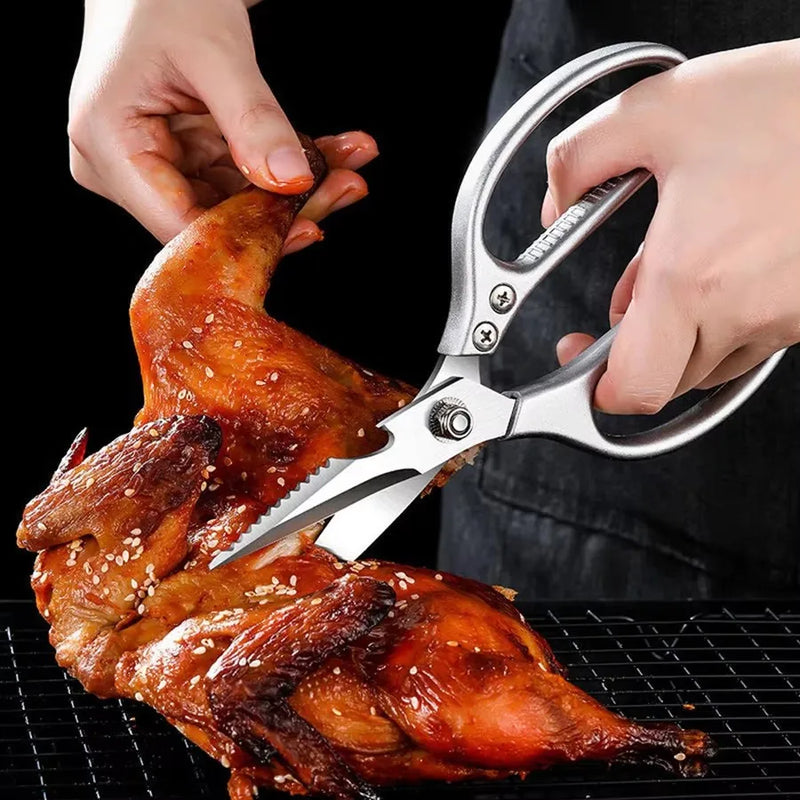 ✂️ ChefCorte™ – Tesoura de Cozinha Multifuncional em Aço Inoxidável