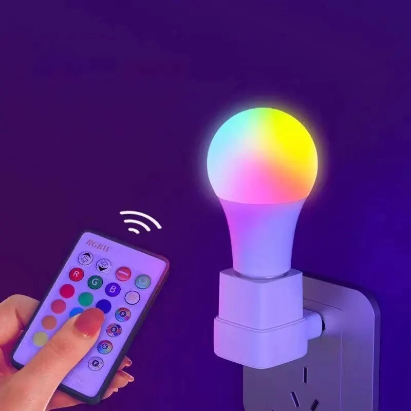 Lâmpada RGB Inteligente com Controle Remoto – 16 Cores | Base E27
