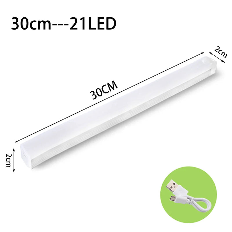 Luz Noturna Inteligente com Sensor de Movimento – Iluminação Automática e Recarga USB-C
