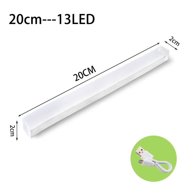 Luz Noturna Inteligente com Sensor de Movimento – Iluminação Automática e Recarga USB-C