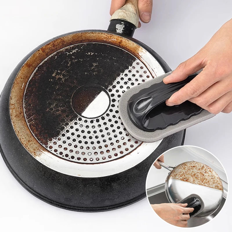 NanoClean Pro – Escova Multiuso com Nano Emery + Afiador de Facas