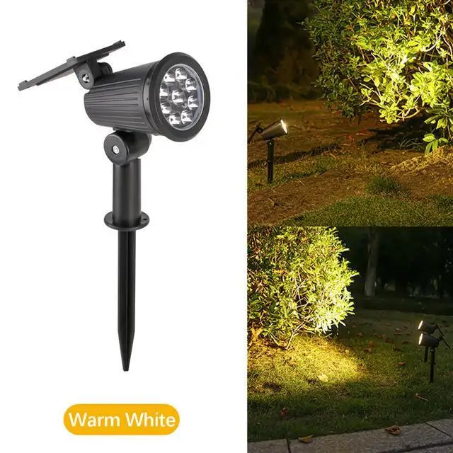 Refletores Solares LED 9 Lâmpadas – Iluminação Potente, Sem Fios e à Prova D’Água
