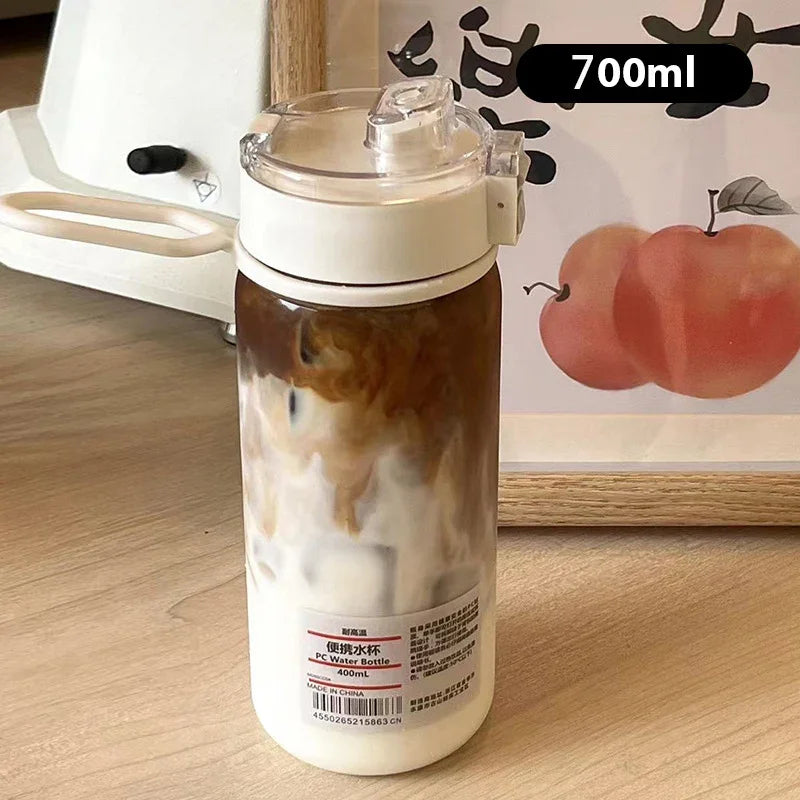 🥤 Garrafa Minimalista com Infusor de Chá – Simples, Moderna e Eficiente