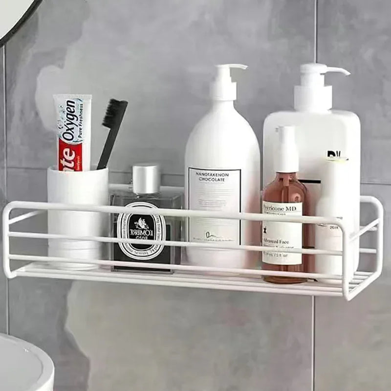 Organizador Flutuante de Parede – Praticidade e Estilo para Banheiro e Cozinha