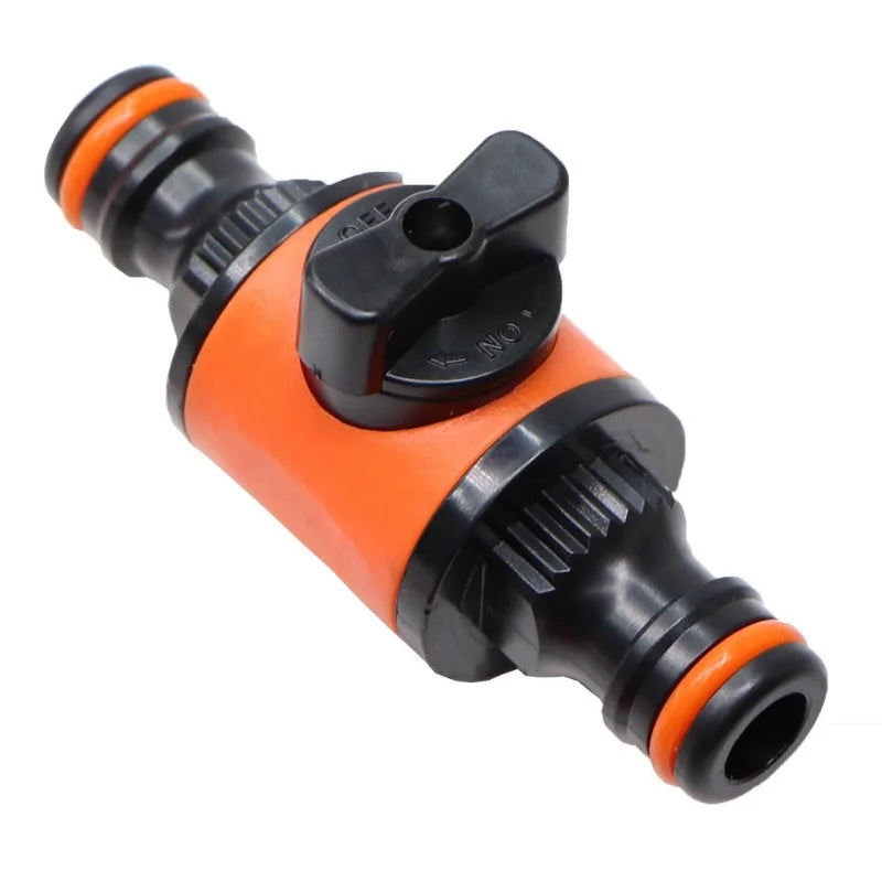 Válvula de Fechamento Rápido 16mm para Mangueira – Conector Resistente para Jardim, Irrigação e Lavagem