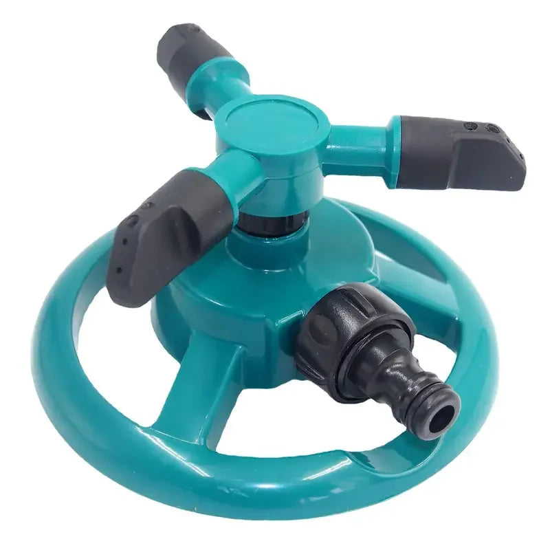 Aspersor Giratório 360° Automático – Irrigação Inteligente para Jardim, Horta ou Fazenda!