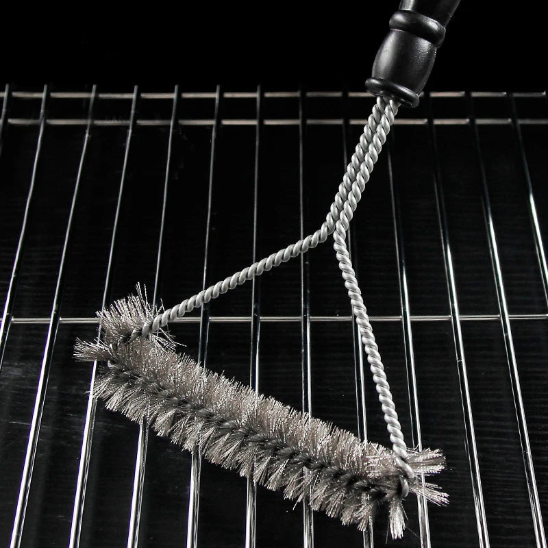 🔥 GrillMaster™ – Escova de Limpeza para Churrasqueira em Aço Inox