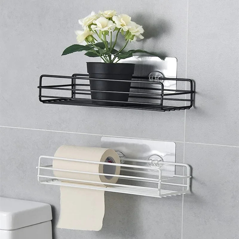 Organizador Flutuante de Parede – Praticidade e Estilo para Banheiro e Cozinha