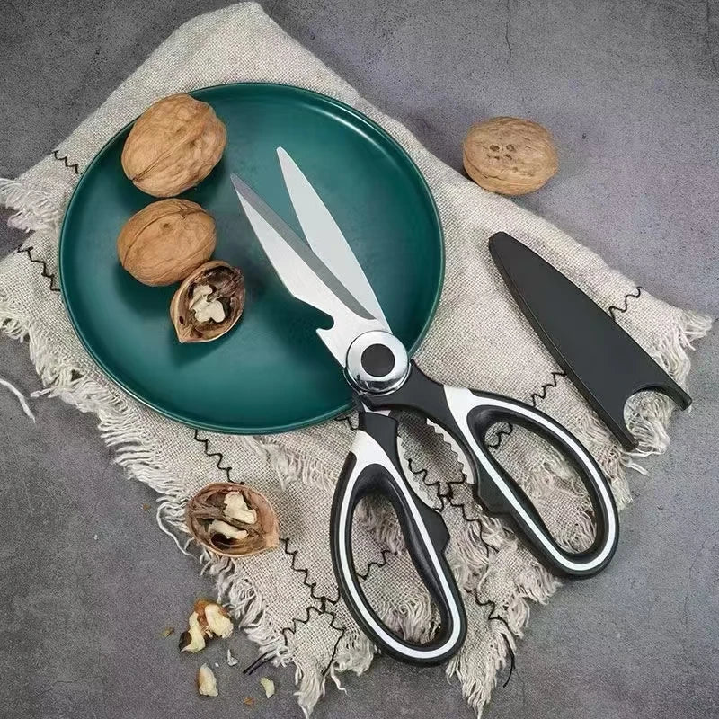 ✂️ ChefCorte™ – Tesoura de Cozinha Multifuncional em Aço Inoxidável