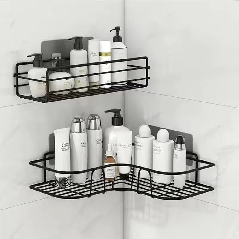 Organizador Flutuante de Parede – Praticidade e Estilo para Banheiro e Cozinha