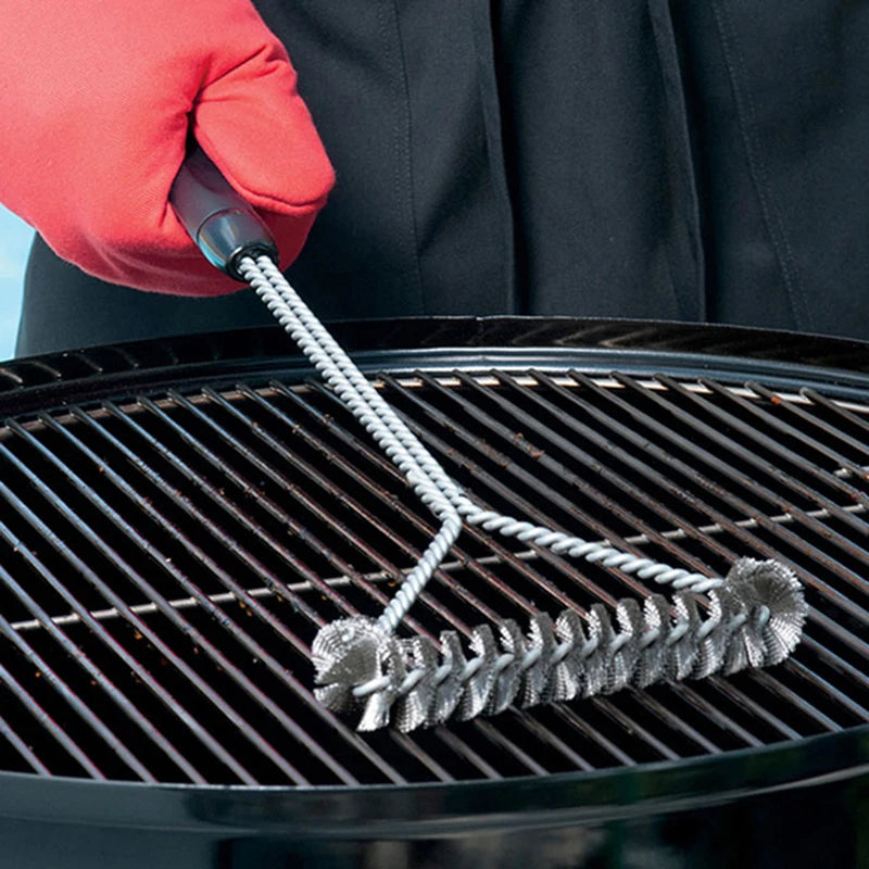 🔥 GrillMaster™ – Escova de Limpeza para Churrasqueira em Aço Inox