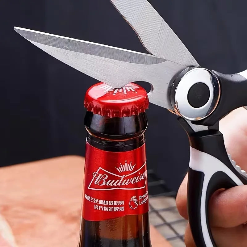 ✂️ ChefCorte™ – Tesoura de Cozinha Multifuncional em Aço Inoxidável