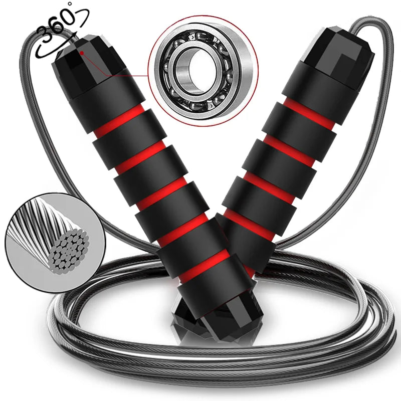 JumpMaster X™ – Corda de Pular Profissional com Rolamento de Alta Velocidade